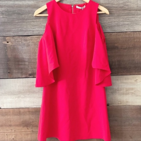 NWOT Alice & Olivia Cold Shoulder Dress - Picture 2 of 6